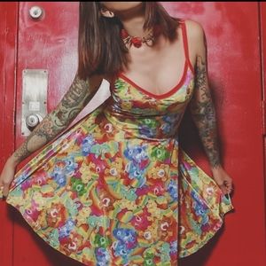 NWT care bears 80's throwback, IRON FIST Care Bears scoop-neck, size med…